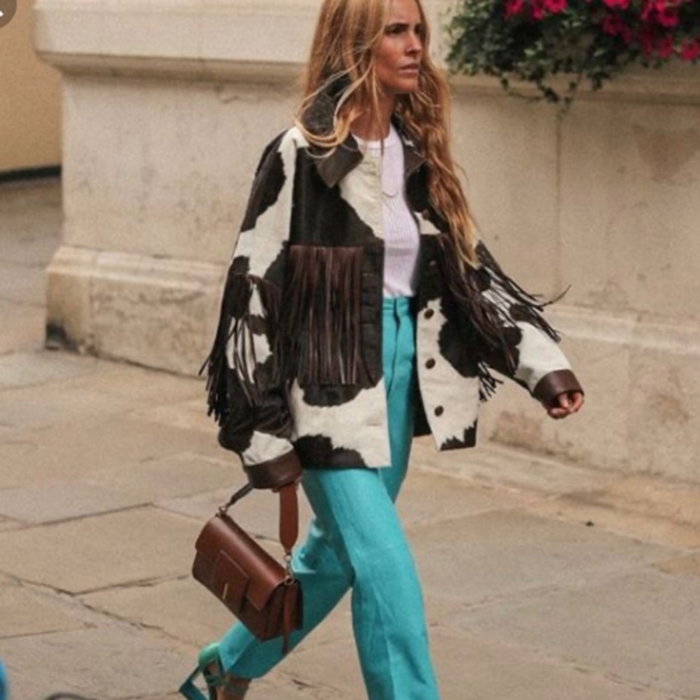 Dan Cassab Cow Hide Leather Jacket